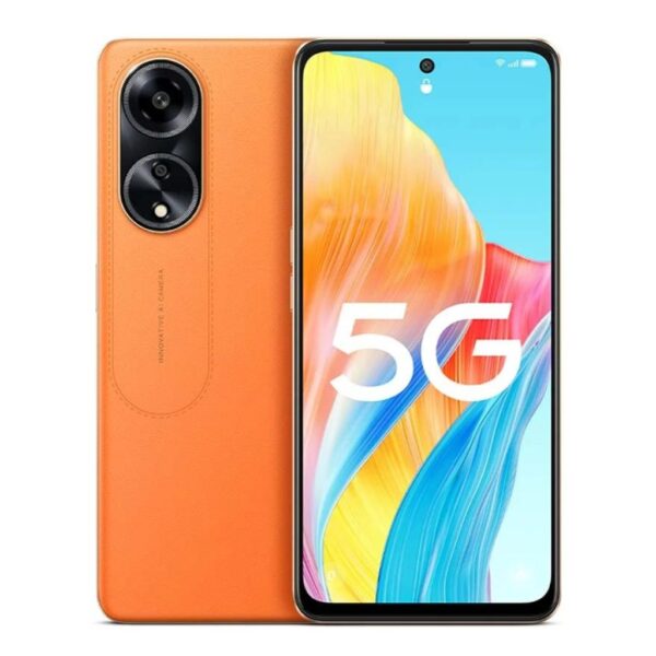 | Oppo A1 5G (256GB) Built-in 12GB RAM Orange Smartphone with Smart Watch | Al Madina ZamZam Electronics LLC May 2024